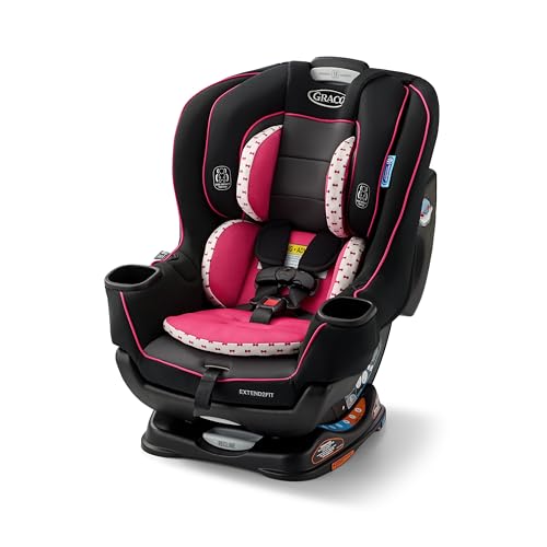Graco® Extend2Fit Convertible Baby Car Seat, Rear and Forward Facing, Adjustable Extension Panel for Extra Legroom, Kenzie|B0DHLRPVK6