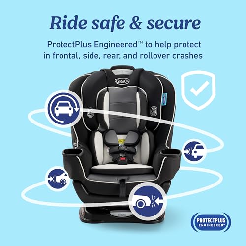 Graco® Extend2Fit Convertible Baby Car Seat, Rear and Forward Facing, Adjustable Extension Panel for Extra Legroom, Kenzie|B0DHLRPVK6