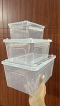 Simple Plastic Reptile Breeding Box Terrarium 20x20x25cm