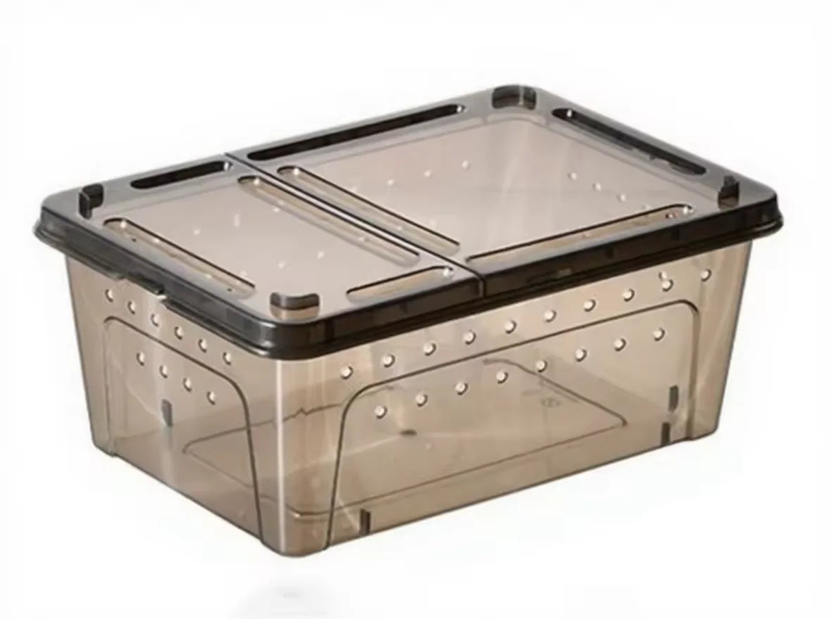 Transparent Plastic Reptile Breeding Box 27x19x12cm