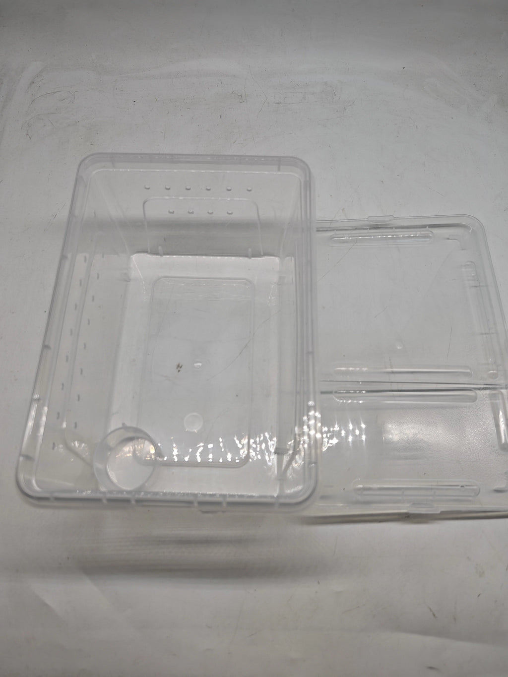 Transparent Plastic Reptile Breeding Box 27x19x12cm