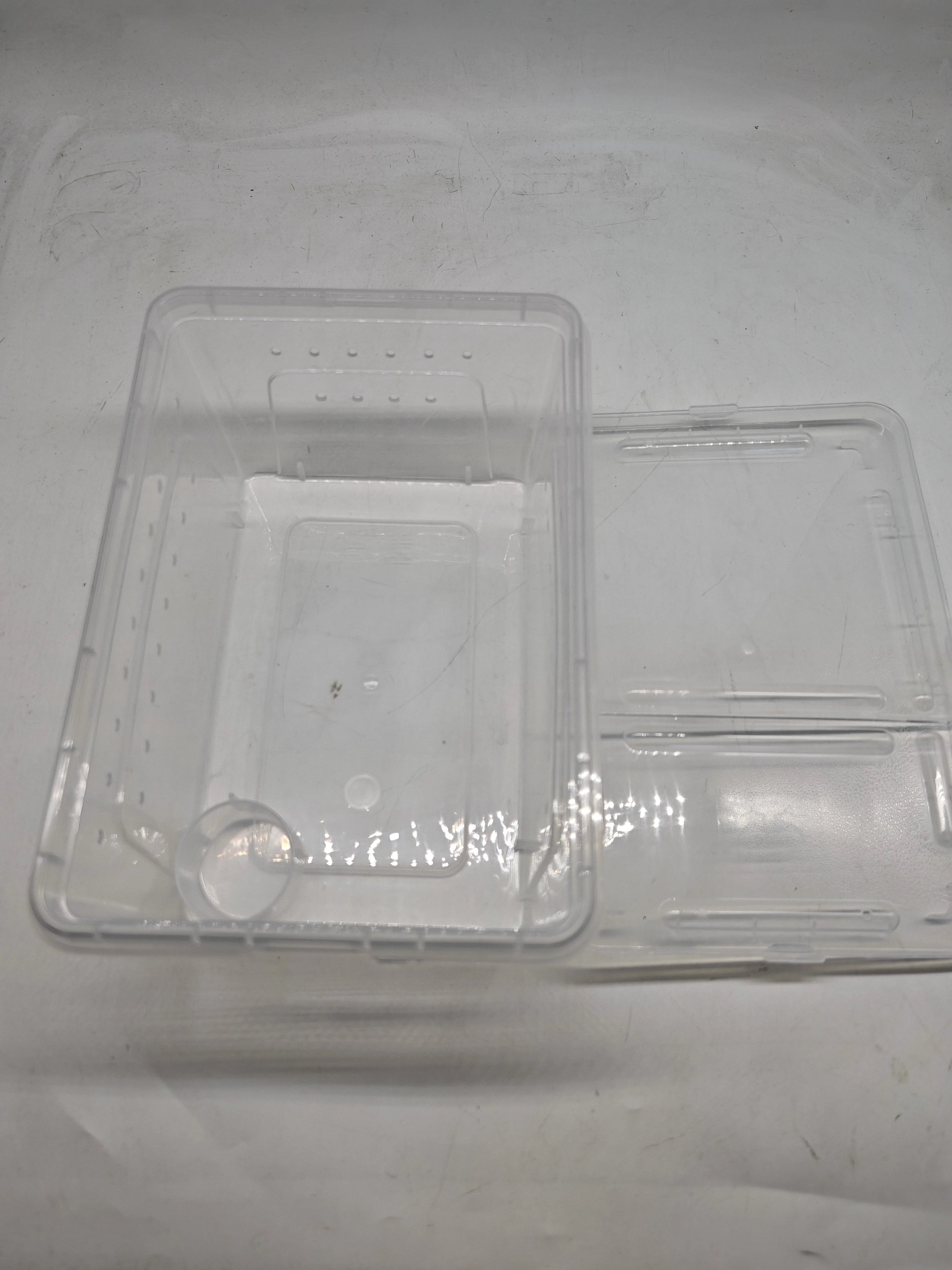 Transparent Plastic Reptile Breeding Box 27x19x12cm