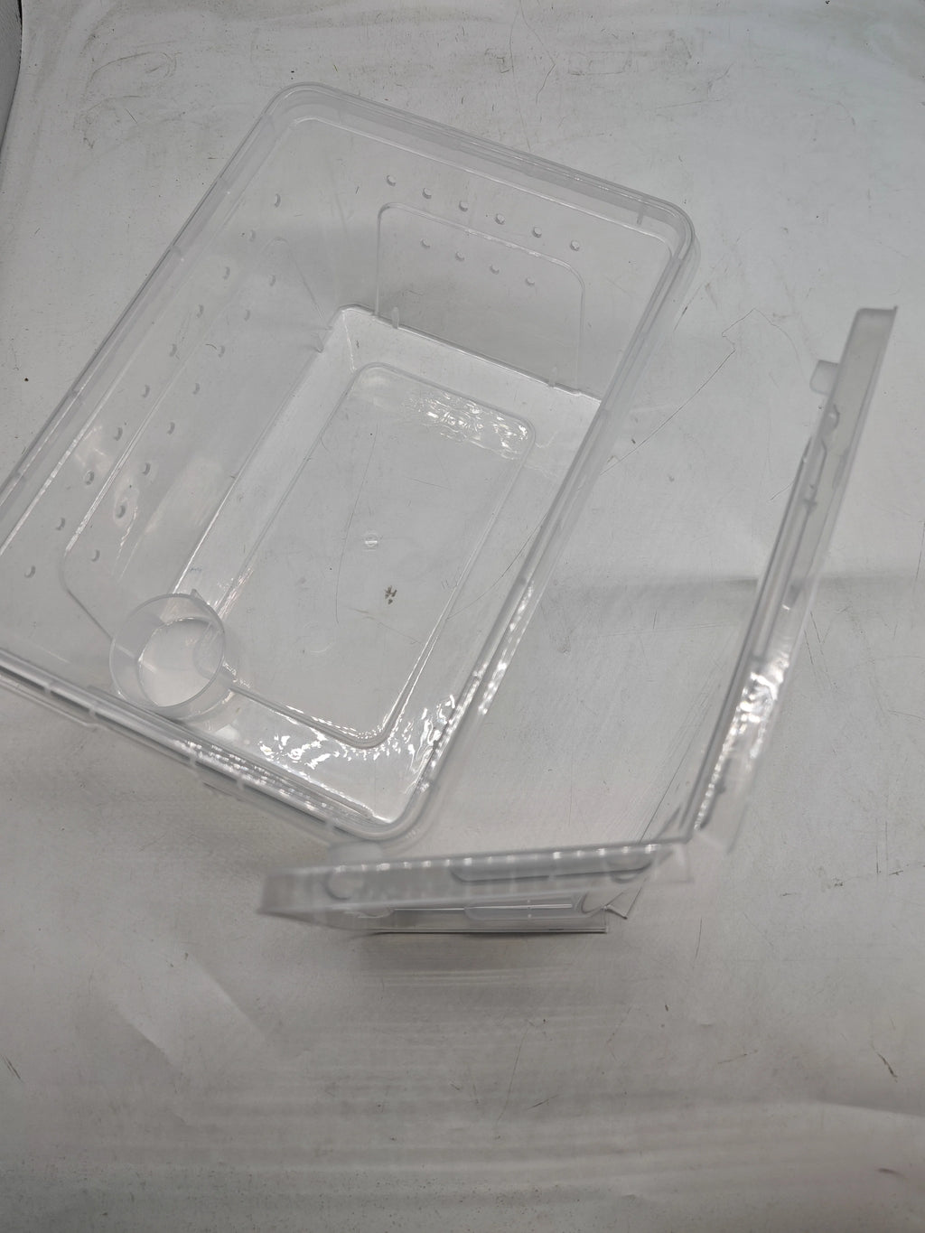 Transparent Plastic Reptile Breeding Box 27x19x12cm